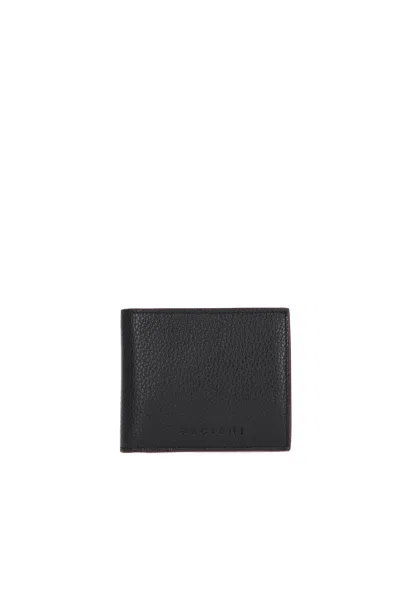 Orciani Stylish Men's Mini Wallet In Black