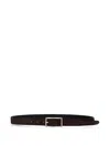 Orciani Suede Belt In Black