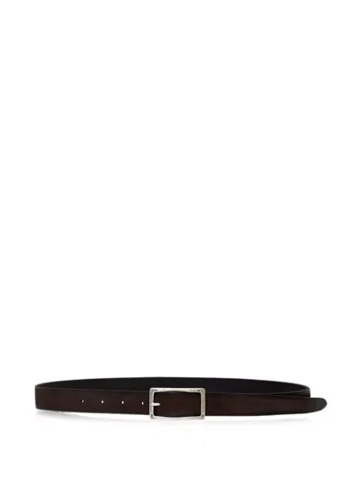 Orciani Suede Belt In Black
