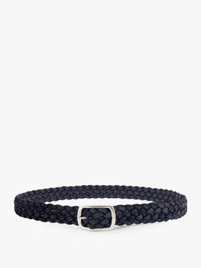 Orciani Suede Belt In Gray