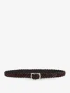 Orciani Suede Belt In Brown