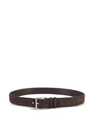 ORCIANI SUEDE LEATHER BELT
