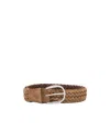 Orciani Plot Belt In Brown