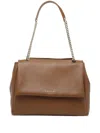 Orciani Medium Sveva Sense Chain Strap Shoulder Bag In Brown