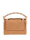 Orciani Beige Sveva Medium Satchel In Brown