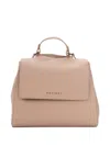 Orciani Sveva Flap Tote Bag In Neutral