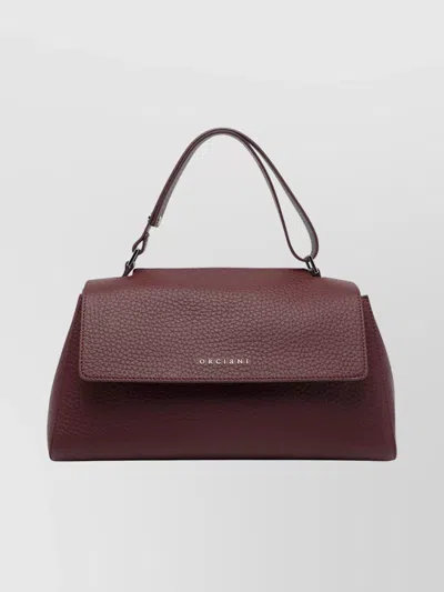 Orciani Sveva Handbag Adjustable Strap In Red