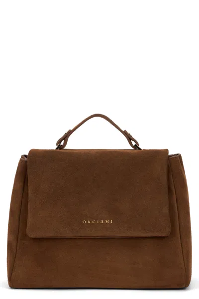 Orciani Sveva Handbag In Suede