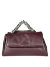 Orciani Sveva Padded Shoulder Bag In Burgundy