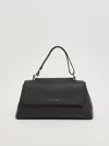 Orciani Sveva Longuette Con Tracolla Shopping Bag In Black