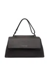 Orciani Sveva Longuette Magnetic-closure Tote Bag In Black