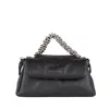 Orciani Sveva Longuette Nappa Bold Shoulder Bag In Black Padded Nappa Leather In Black