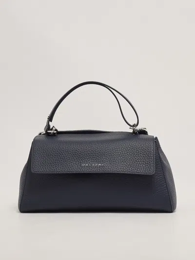 Orciani Sveva Longuette Shoulder Bag In Navy