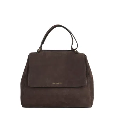 Orciani Sveva Shoulder Bag In Brown