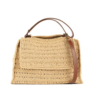 Orciani Sveva Medium Bag Ponza In Raffia