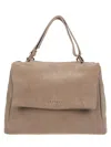 Orciani Sveva Medium Structured Suede Handbag In Multi