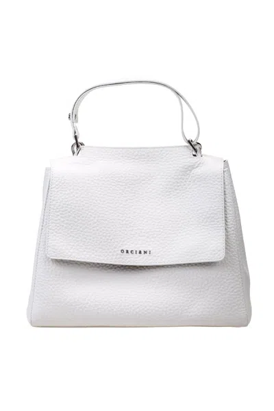 Orciani Sveva Midium Bag In Bianco