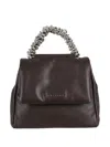 Orciani Chain-link Detail Tote Bag In Brown