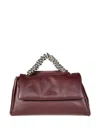 Orciani Sveva Padded Shoulder Bag In Burgundy