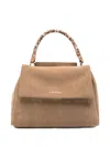 Orciani Beige Sveva Medium Satchel In Neutral