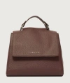 Orciani Caffe Soft Sveva Handbag In Brown