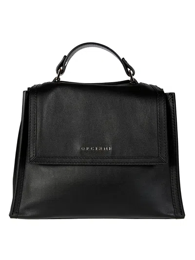 Orciani Nappa Sveva Shoulder Bag In Black