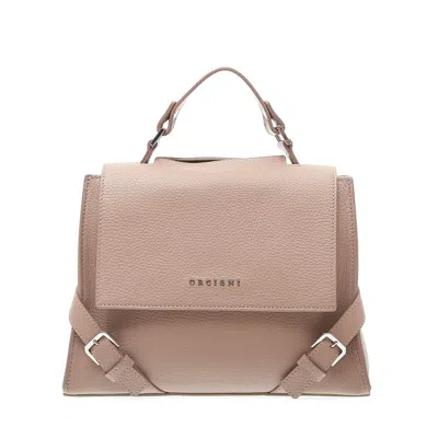 Orciani Medium Sveva Sense Satchel Bag In Pink