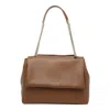 Orciani Medium Sveva Sense Chain Strap Shoulder Bag In Brown