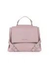 Orciani Sveva Sense Small Antique Pink Bag With Shoulder Strap In Pink