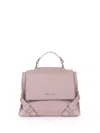 Orciani Sveva Sense Small Antique Pink Bag With Shoulder Strap In Pink