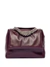 Orciani Sveva Shoulder Bag In Burgundy