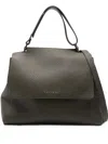 Orciani Sveva Shoulder Bag In Green