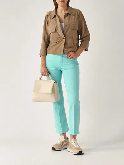 Orciani Sveva Small Sense Scooby Shoulder Bag In Ghiaccio