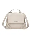 Orciani Shoulder Strap Leather Bag In Nude
