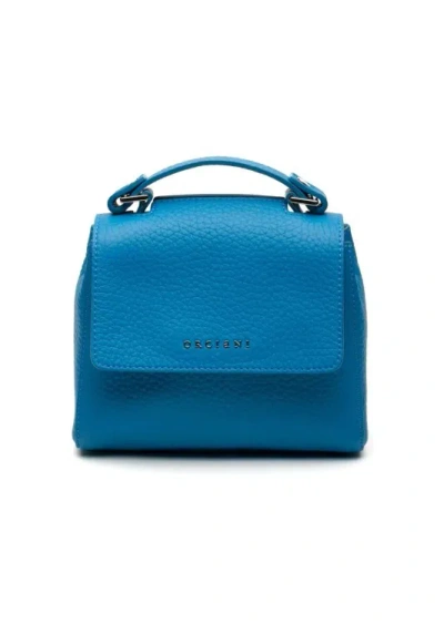 Orciani Sveva Soft Mini Bag In Blue