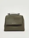 Orciani Sveva Soft Piccola Con Tracolla Shopping Bag In Green