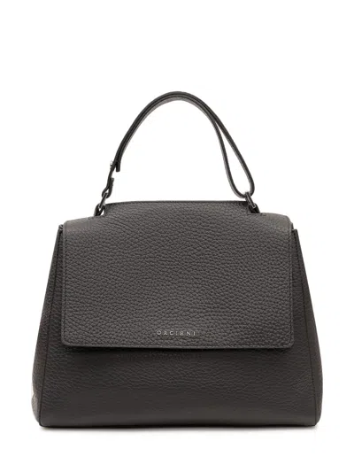 Orciani Sveva Soft Shoulder Bag In Black