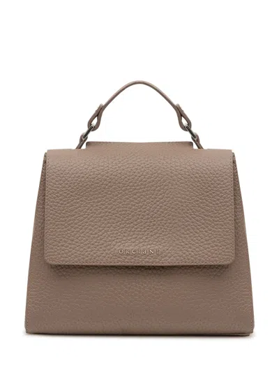 Orciani Sveva Soft Shoulder Bag In Brown
