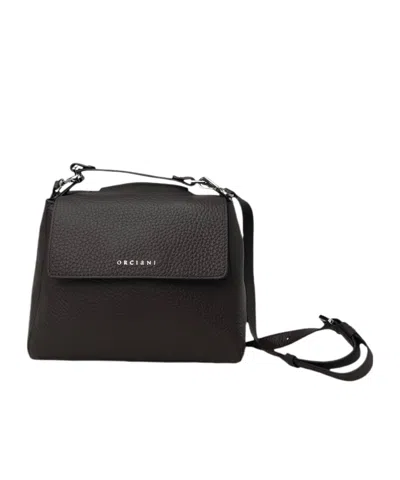 Orciani Sveva Soft Small Handbag In Purple