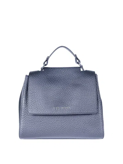 Orciani Sveva Soft Small Handmade In Leather In Brown