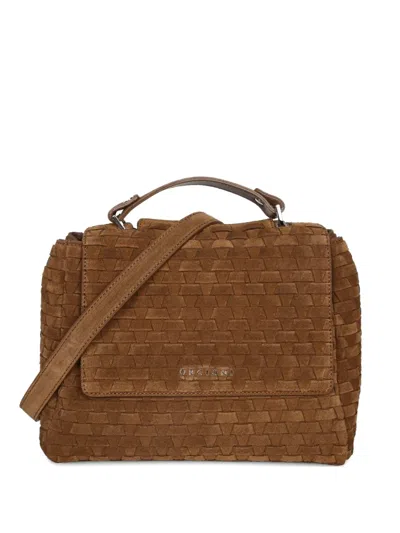 Orciani Sveva Soft Tote Bag In Brown