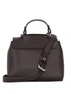 Orciani Sveva Solf Mini Shoulder Bag In Brown