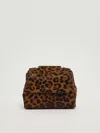 Orciani Sveva Xs Con Catena Shoulder Bag In Animal Print