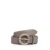 Orciani Taupe Leather Belt In Neutral