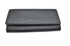 Orciani Textured Black Wallet With Fold-over Design
