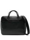 Orciani Timeless Briefcase In Black