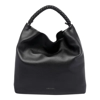 Orciani Todo Sense Scooby Shoulder Bag In Black