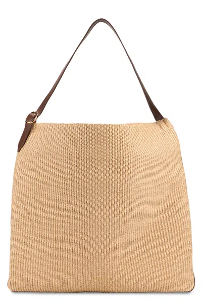 Orciani Todo Zanzibar Large Shoulder Bag In Brown