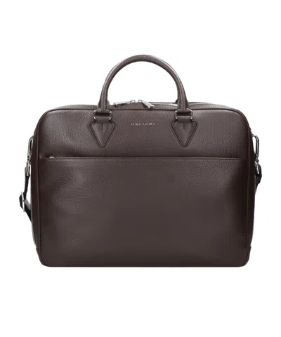 Orciani Top Handle Briefcase In Black