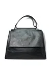Orciani Top-handle Sveva M Gotham Shoulder Bag In Black